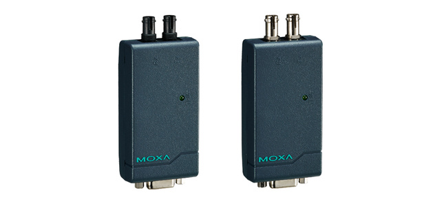 Moxa TCF-90-M-ST - RS-232 to Fiber Optic Converter. Port Powered, ST Multie-mode. by MOXA