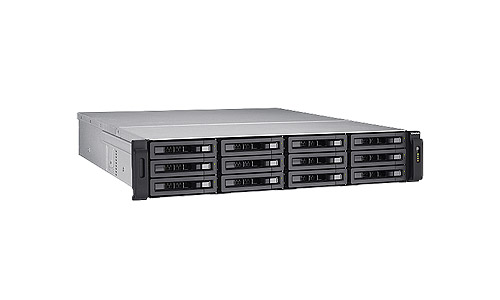QNAP TES-1885U-D1521-16GR-US - *Discontinued* - 12 (+6) Bay 10GbE NAS and iSCSI/ IP-SAN with dual OS options (QES/QTS), SAS 12G, by QNAP