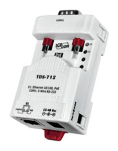 tGW-712 - Modbus TCP to RTU / ASCII gateway, 1 RS 232 port by ICP DAS