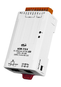 tGW-724 - Modbus TCP to RTU / ASCII gateway, 1 RS 232 and 1 RS 485 ports by ICP DAS