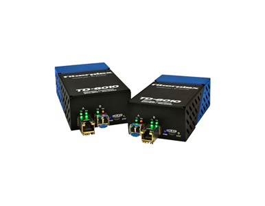 TKIT-DANTE-M - TD-6010 (Pair) Preconfigured DANTE? to Multimode Optical Conversion, 1310nm, LC, 2km, Includes AC Power Adapters by PATTON