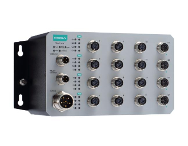 Moxa TN-4516A-12PoE-4GPoE-WV-CT-T - L2 Managed Ethernet switch, 12 * 10/100BaseT(X) with 802.3at PoE+ and 4 * 10/100/1000 Base-T by MOXA