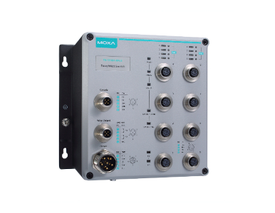 Moxa TN-5508A-8PoE-WV-T - 8 * FE with 802.3at PoE+ M12 ports, power input 24 - 110 VDC, -40 to 75? operation temperature by MOXA