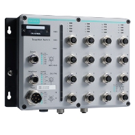 TN-5518A-2GTXBP-WV-T - L2 managed switch with 16 10/100BaseT(X) ports, and 2 10/100/1000BaseT(X) ports with M12 connectors, 2 Gi by MOXA