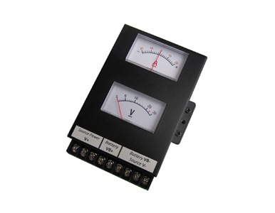 TP-BATTMETER-24 * discontinued * Last 83 available - BATTMETER QwikView Station Monitor.Analog Voltmeter (30V) and Current Meter by Tycon Systems