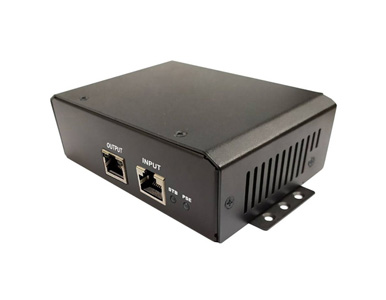 Tycon Systems TP-DC-1256GD-VHP - 10-60VDC IN,56V 70W OUT, 802.3at, Gigabit PoE Inserter by TYCON SYSTEMS