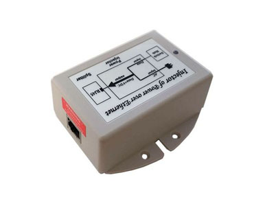 TP-POE-48GD - 48V 16.8W 802.3af Gigabit POE Power injector, Surge Protected, US Power Cord by Tycon Systems