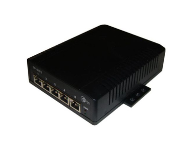 TP-SW5G-24 - 5 port High Power POE 10/100/1000BASET switch. IEEE 802.3at/af 48V POE Out, 10-36VDC In by Tycon Systems