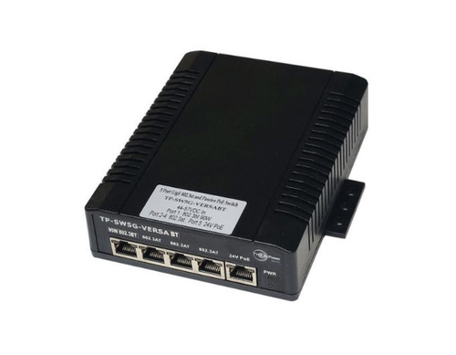 TP-SW5G-VERSABT - 5 Port Unmanaged GigE PoE Network Switch, 44-58V WireTerm Input, 1x 90W 802.3bt PoE + 3x 802 by Tycon Systems
