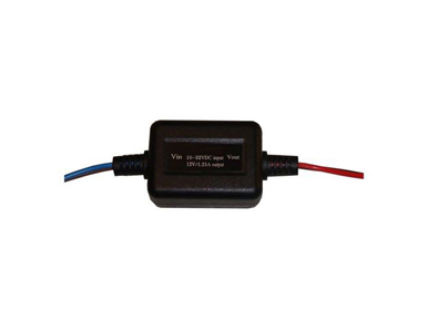 TP-VR-1212 - *Discontinued* - Voltage Regulator 12-15VDC input, 12V @ 1.5A regulated output. 18W. 12' 18AWG lead wires by Tycon Systems