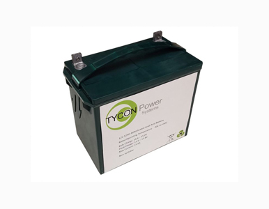 Tycon Systems TPBAT12-52 - *Discontinued* - 12V 52Ah AGM SLA Battery with 1/4' Connection. 9.8 x 5.4 x 8.6', 40.3lb by TYCON SYSTEMS