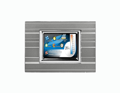 TPD-280-M2 - 2.8' High Resolution TFT Color Touch, support RS 485 and Modbus RTU (Gray Panel) by ICP DAS
