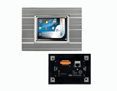 ICP DAS TPD-283-M2 - 2.8' High Resolution TFT Color Touch, support PoE Ethernet Port and RS 485 (Gray Panel) by ICP DAS