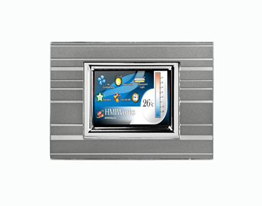 ICP DAS TPD-283U-M2 - 2.8' High Resolution TFT Color Touch, support PoE and RS 485 (Modbus RTU / TCP) (Gray Panel) by ICP DAS