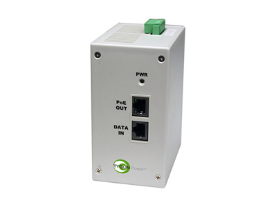 TPDIN-1256GD-BT - TPDIN 11-60VDC IN, 802.3bt 90W OUT, 5G PoE Injector by Tycon Systems