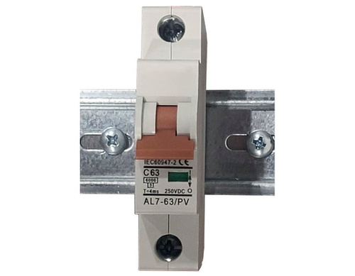 Tycon Systems TPDIN-CB-63A - 250V 63A Circuit Breaker by TYCON SYSTEMS
