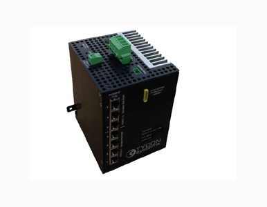 Tycon Systems TPDIN-SC48-20 - Solar 48V 20A MPPT Battery Charging Controller, 7 Port Gigabit PoE Switch, Remote Management by TYCON SYSTEMS