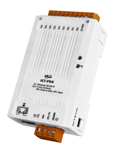 tPET-PD6 - PoE Version, 6 Channel DI (Dry Contact) by ICP DAS