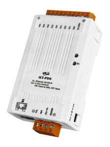 ICP DAS tPET-PD6 - PoE Version, 6 Channel DI (Dry Contact) by ICP DAS