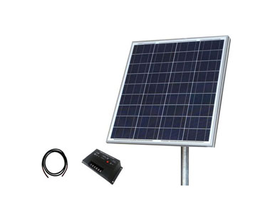 TPSK12-70W - *Discontinued* -  70W 12V Solar Kit: 70W 12V Panel, Pole Mount, Controller, Cable, Supports 17W continuous by Tycon Systems