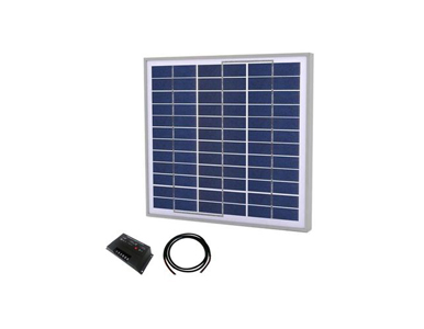 TPSK24-30W - 30W 24V Solar Kit: 30W Panel, Pole Mount, Controller, Cable, Supports 8W continuous by Tycon Systems