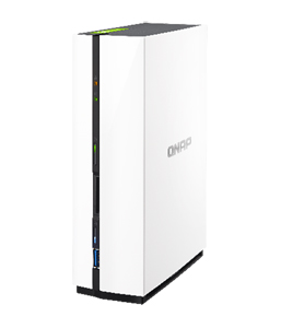 TS-128-US - 1-bay Personal Cloud NAS with DLNA, mobile apps and AirPlay support by QNAP