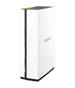 QNAP TS-128-US - *Discontinued* - 1-bay Personal Cloud NAS with DLNA, mobile apps and AirPlay support by QNAP