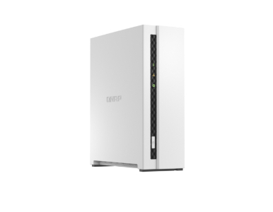 QNAP TS-133-US - Tower NAS 1 bay ARM Cortex-A55 4C, 1 x SATA 6Gb/s 3.5'/2.5', 2GB DDR4 RAM on-board, 1 x GbE by QNAP
