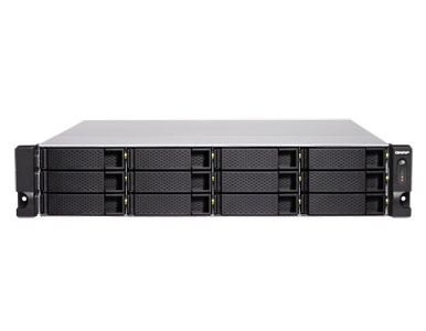 QNAP TS-1886XU-RP-D1622-8G-US - *Discontinued* - 12 (+6)-Bay TurboNAS, SATA 6G, Xeon D-1622 2.4GHz, 8GB ECC RAM, 4-LAN, built0in by QNAP