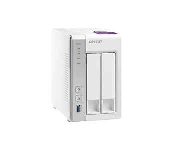 TS-231P-US - 2-bay Personal Cloud NAS with DLNA, mobile apps and AirPlay support. ARM Cortex A15 1.7GHz Dual Core by QNAP