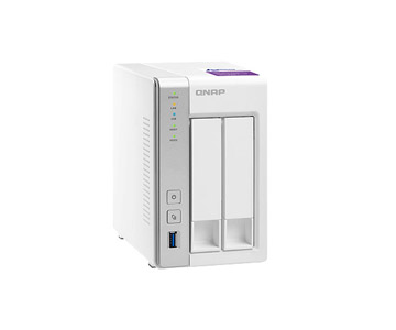 QNAP TS-231P-US - *Discontinued* - 2-bay Personal Cloud NAS with DLNA, mobile apps and AirPlay support. ARM Cortex A15 1.7GHz Du by QNAP