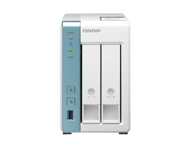 QNAP TS-231P3-4G-US - *Discontinued* - 2-Bay High-Performance Private Cloud NAS with 2.5GbE network. Annapurna Labs AL314 4-Core by QNAP