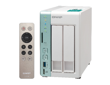 QNAP TS-251A-2G-US - *Discontinued* - 2-bay TS-251A personal cloud NAS/DAS with USB direct access, HDMI local display by QNAP