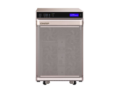 QNAP TS-2888X-W2145-512G-US - *Discontinued* - 28-bay AI NAS, built-in 8 x 2.5'/3.5' SATA 6Gb/s port, 16 x 2.5' SATA 6Gb/s port, by QNAP