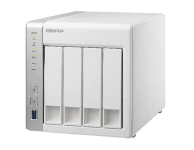 TS-431+-US - 4-bay Personal Cloud NAS with DLNA, mobile apps and AirPlay support. ARM Cortex A15 1.4GHzDual Core, 1GB RAM by QNAP