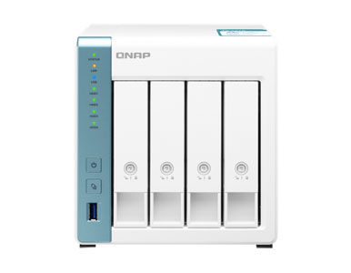 TS-431K-US - 4-Bay Personal Cloud NAS for Backup and Data Sharing. Annapurna Labs 4-core 1.7GHz, 1GB RAM, with lockable drive tr by QNAP