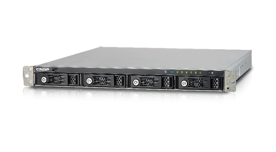 QNAP TS-431U-US - *Discontinued* - 4-bay 1U iSCSI NAS, Hot-swappable by QNAP
