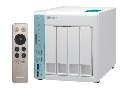 QNAP TS-451A-4G-US - *Discontinued* - 4-bay TS-451A personal cloud NAS/DAS with USB direct access, HDMI local display (4GB RAM v by QNAP