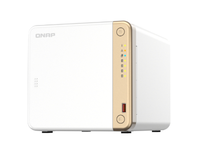 QNAP TS-462-4G-US - *Discontinued* - 4-Bay desktop NAS, Intel Celeron N4505 dual-core processor, 4GB DDR4 RAM On-Board by QNAP