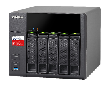 TS-531P-2G-US - TS-531P ARM-based NAS with Hardware Encryption, Quad Core 1.4GHz, 8GB RAM, 4 x 1GbE, 10G-ready by QNAP