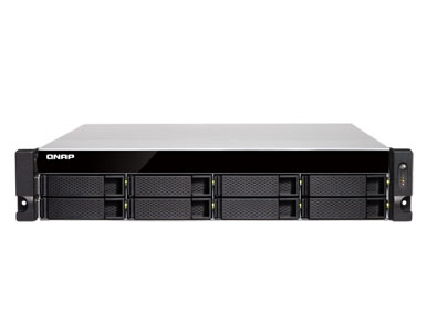 QNAP TS-877XU-1200-4G-US - *Discontinued* - 2U 8-Bay Rackmount NAS/iSCSI IP-SAN, AMD Ryzen_ 3 1200 4-core 3.1 GHz processor, 4GB by QNAP
