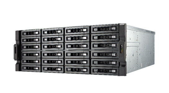 QNAP TS-EC2480U-E3-4GE-R2-US - *Discontinued* - 24-Bay 10GbE iSCSI NAS, 4U, SATA 6G, 4 x 1GbE, 2 x 10GbE (SFP+), 40GbE-ready, Re by QNAP