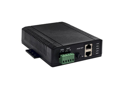 Tycon Systems TS-SCPOE-12AT-G - 12V 10A PWM Solar Battery Charger w/ 802.3at PoE Out and 12V 10A  Aux Out, Accepts 802.3at PoE I by TYCON SYSTEMS