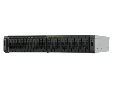 QNAP TS-h3077AFU-R7-64G-US - 2U 30-bay 2.5' SATA 6Gbps all-flash NAS, AMD Ryzen 7 7000 series 8C16T (boost up to 5.3 GHz), 64GB by QNAP