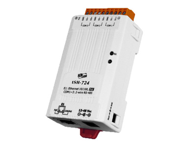 ICP DAS tSH-722 - Tiny (2x RS-232) Serial Port Converter with PoE (RoHS) by ICP DAS