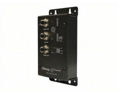 ORing TSPL-101GT-M12-12V - EN50155 1-port Gigabit PoE Splitter, M12, 12VDC by ORing Industrial Networking