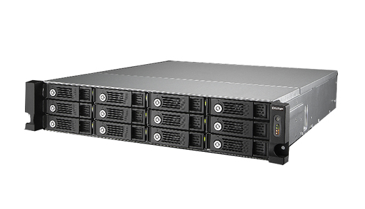 TVS-1271U-RP-i3-8G-US - 2U 12-Bay iSCSI NAS, Intel Core i3 3.5GHz Dual Core, 8GB RAM, 4LAN, 10G-ready by QNAP