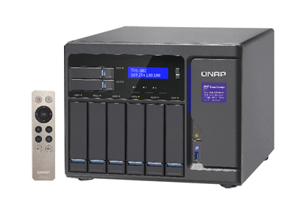 QNAP TVS-882-i5-16G-450W-US - *Discontinued* - High Performance 8 bay (6+2) NAS/iSCSI IP-SAN. Intel Skylake Core i5 3.6GHz Quad by QNAP