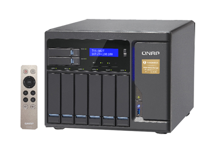 QNAP TVS-882T-i5-16G-US - *Discontinued* - High Performance 8 bay (6+2) Thunderbolt��� 2 DAS/NAS/iSCSI IP-SAN Solution. Intel Sk by QNAP