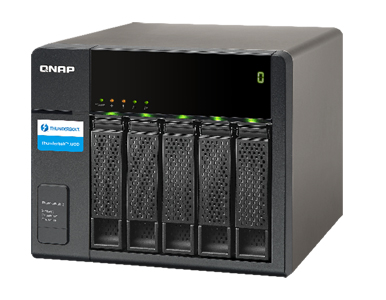 QNAP TX-500P-US - *Discontinued* - 5-bay Thunderbolt 2 Storage Expansion Enclosure, designed for TVS-871T series. Two Thunderbo by QNAP